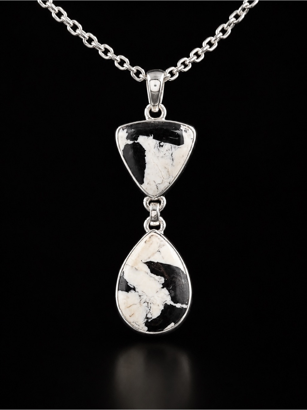 White Buffalo 925 silver pendant